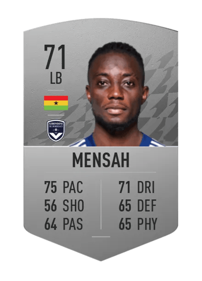 Gideon Mensah Common 71 OVR