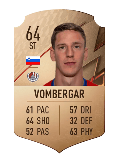 Andrés Vombergar Rare 64 OVR