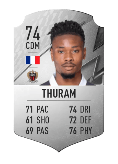 Khéphren Thuram Rare 74 OVR