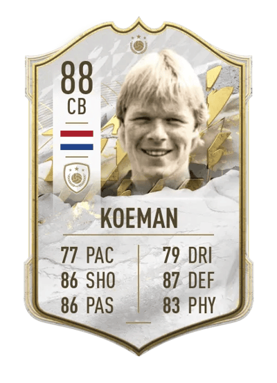 Ronald Koeman Icon 88 OVR