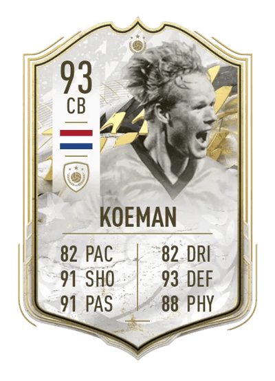 Ronald Koeman Prime Icon Moments 93 OVR