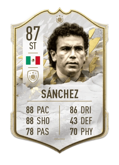 Hugo Sánchez Icon 87 OVR