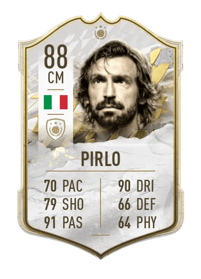 Andrea Pirlo Icon 88 OVR