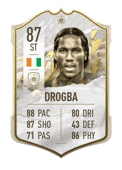 Didier Drogba Icon 87 OVR
