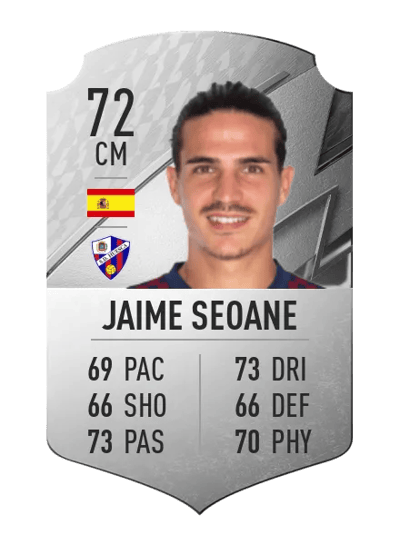 Jaime Seoane Rare 72 OVR