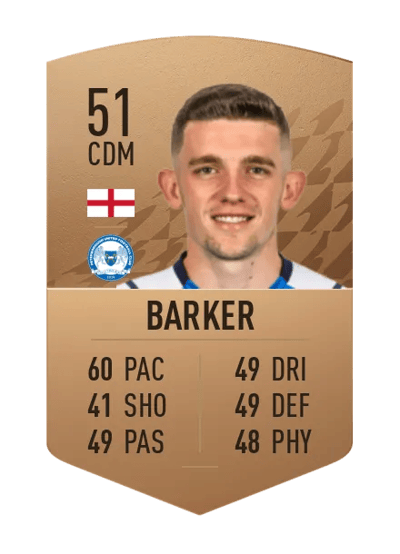Kyle Barker Common 51 OVR