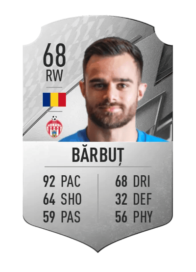 Cristi Bărbuț Rare 68 OVR