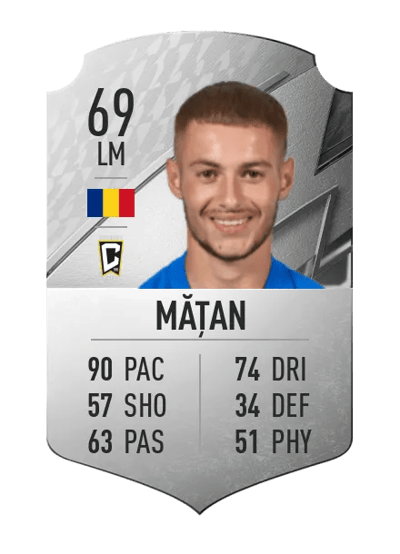 Alexandru Mățan Rare 69 OVR