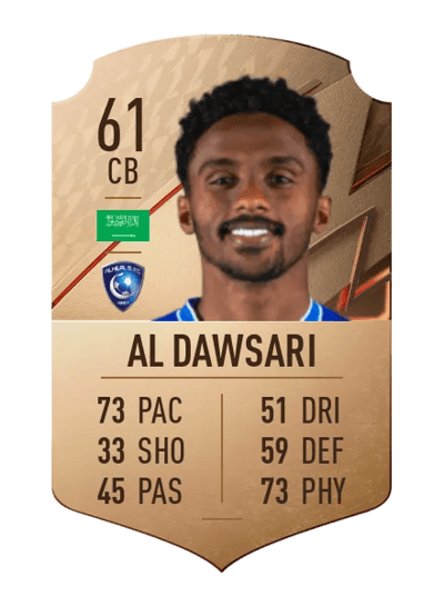 Khalifa Al Dawsari Rare 61 OVR
