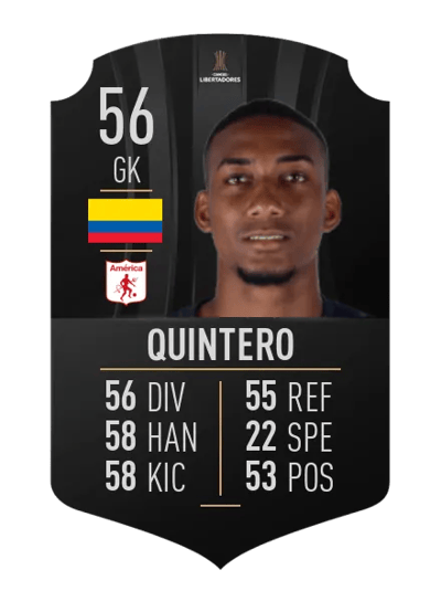 David Quintero CONMEBOL LIBERTADORES 56 OVR