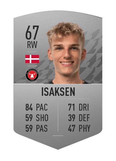 Gustav Isaksen Common 67 OVR