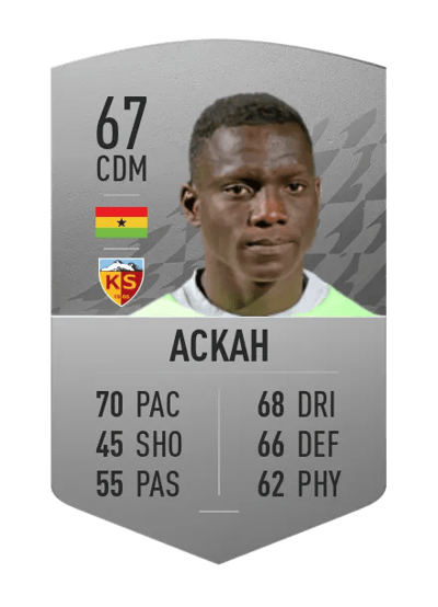 Yaw Ackah Common 67 OVR