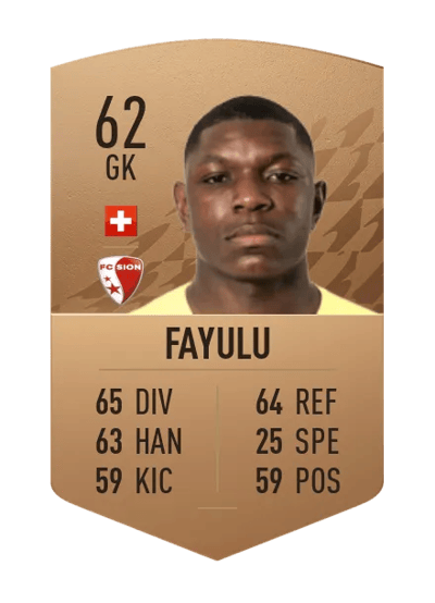 Timothy Fayulu Common 62 OVR