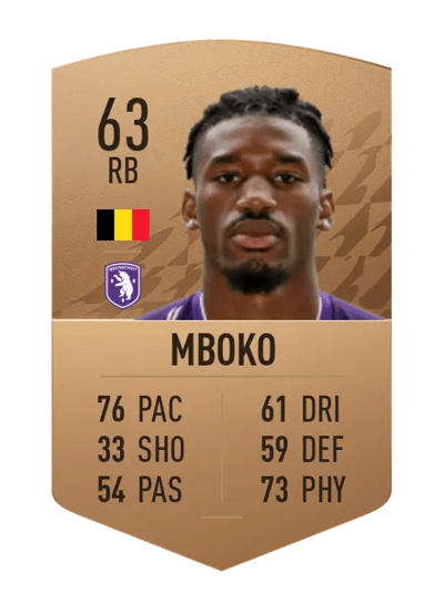 Ayrton Mboko Common 63 OVR