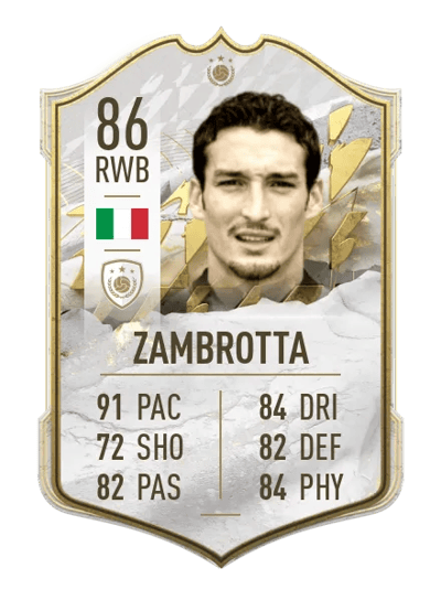 Gianluca Zambrotta Icon 86 OVR
