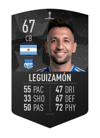 Aníbal Leguizamón CONMEBOL SUDAMERICANA 67 OVR