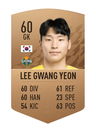 Lee Gwang Yeon Common 60 OVR