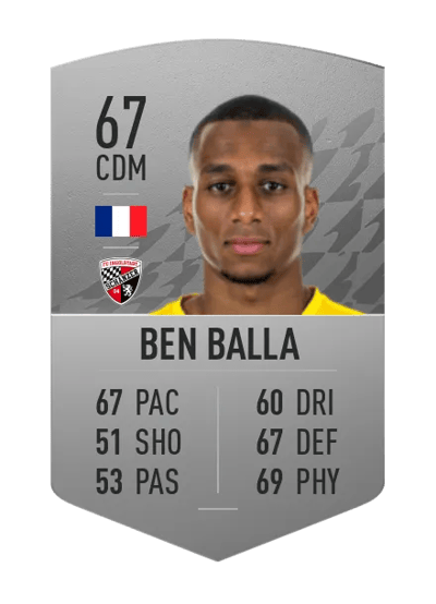 Yassin Ben Balla Common 67 OVR