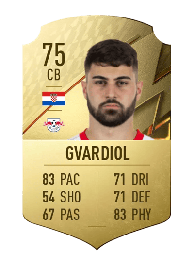 Joško Gvardiol Rare 75 OVR