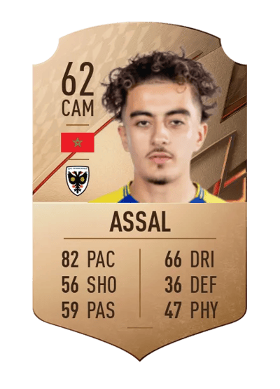 Ayoub Assal Rare 62 OVR
