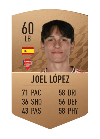 Joel López Common 60 OVR