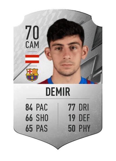 Yusuf Demir Rare 70 OVR