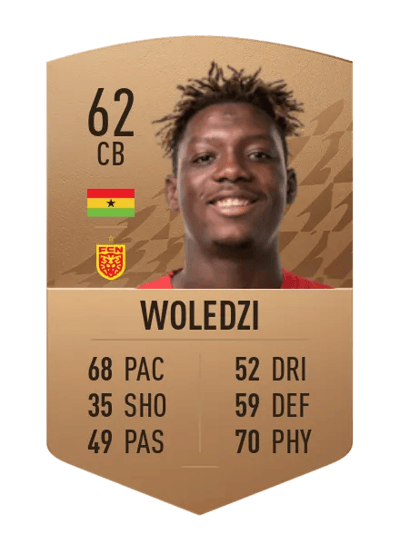 Maxwell Woledzi Common 62 OVR