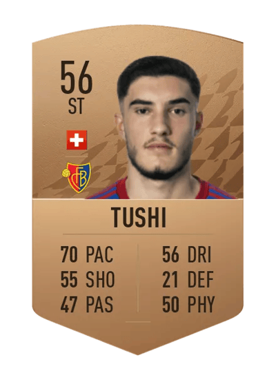 Tician Tushi Common 56 OVR