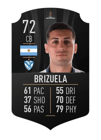 Miguel Brizuela CONMEBOL LIBERTADORES 72 OVR