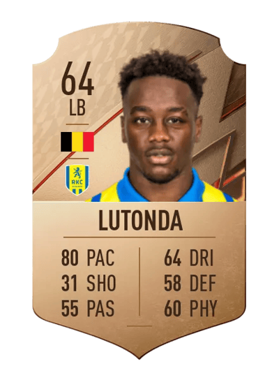 Thierry Lutonda Rare 64 OVR