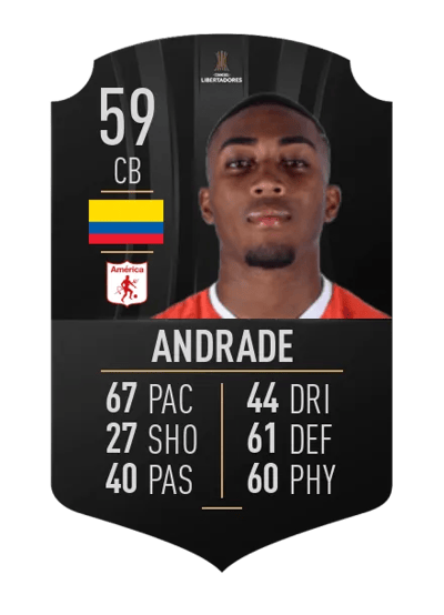 Kevin Andrade CONMEBOL LIBERTADORES 59 OVR
