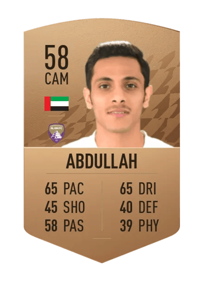 Mohsen Abdullah Common 58 OVR