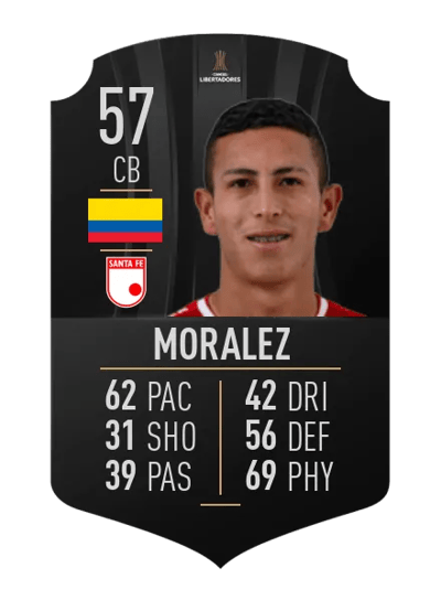 Alejandro Moralez CONMEBOL LIBERTADORES 57 OVR