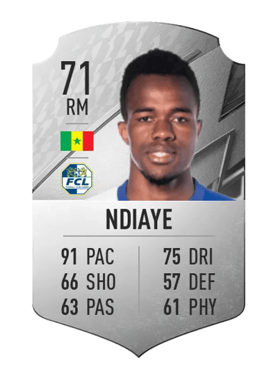 Ibrahima Ndiaye Rare 71 OVR