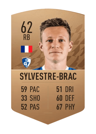 Jules Sylvestre-Brac Common 62 OVR