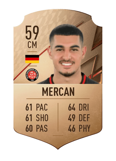 Levent Mercan Rare 59 OVR