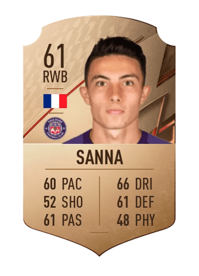 Sam Sanna Rare 61 OVR