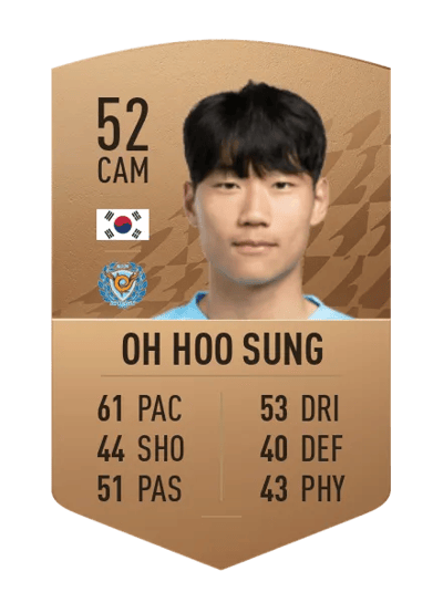 Oh Hoo Sung Common 52 OVR