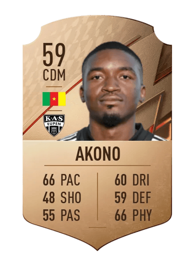 Pierre Akono Rare 59 OVR