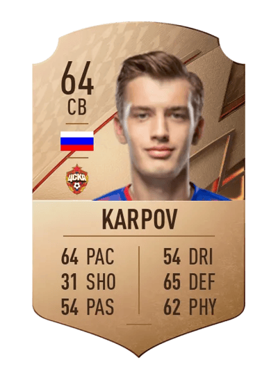 Vadim Karpov Rare 64 OVR