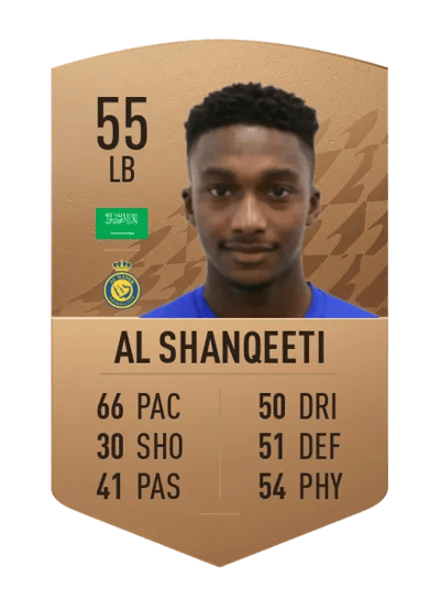 Mohammed Al Shanqeeti Common 55 OVR
