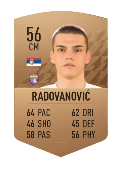 Andrija Radovanović Common 56 OVR