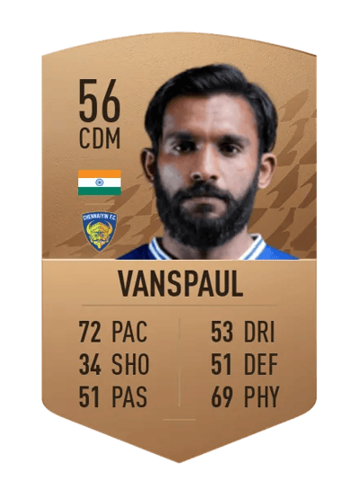 Edwin Sydney Vanspaul Common 56 OVR