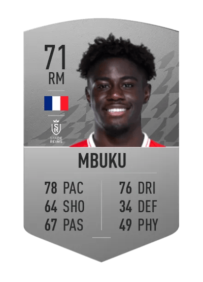 Nathanaël Mbuku Common 71 OVR