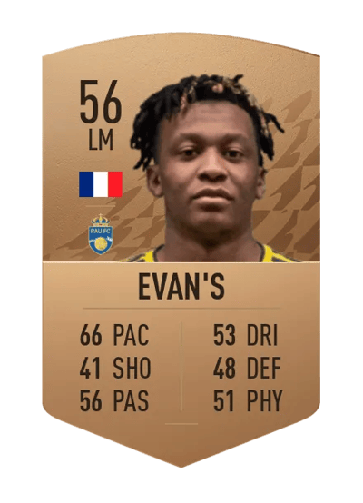 Jean Lambert Evan's Common 56 OVR