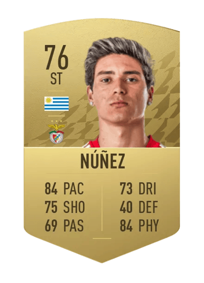 Darwin Núñez Common 76 OVR