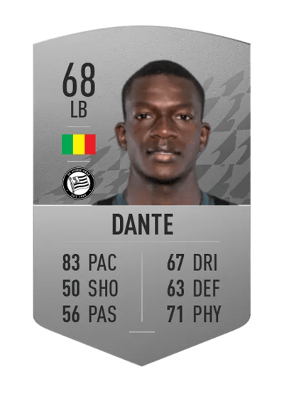 Amadou Dante Common 68 OVR