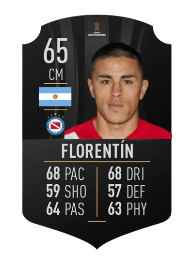 Gabriel Florentín CONMEBOL LIBERTADORES 65 OVR