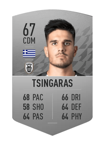 Theocharis Tsingaras Common 67 OVR