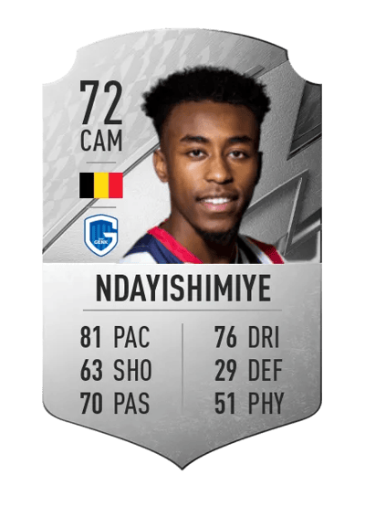 Mike Trésor Ndayishimiye Rare 72 OVR